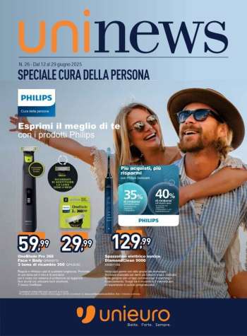 Volantino Unieuro - 12/6/2025 - 29/6/2025.
