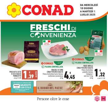 Volantino Conad - 18/6/2025 - 1/7/2025.