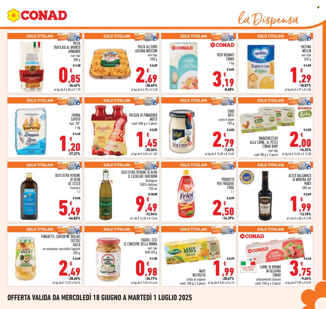 Volantino Conad - 18/6/2025 - 1/7/2025. Pagina 17