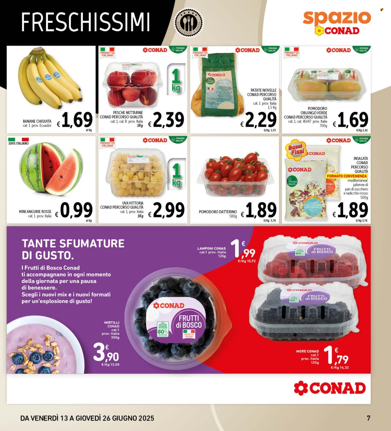 Volantino Spazio Conad - 13/6/2025 - 26/6/2025. Pagina 7