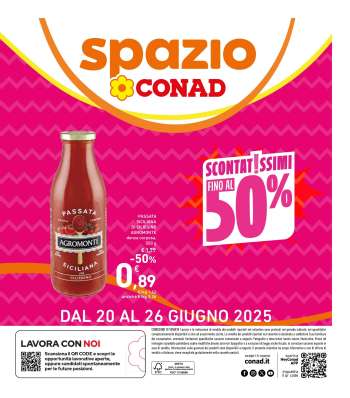 Volantino Spazio Conad - 20/6/2025 - 26/6/2025.