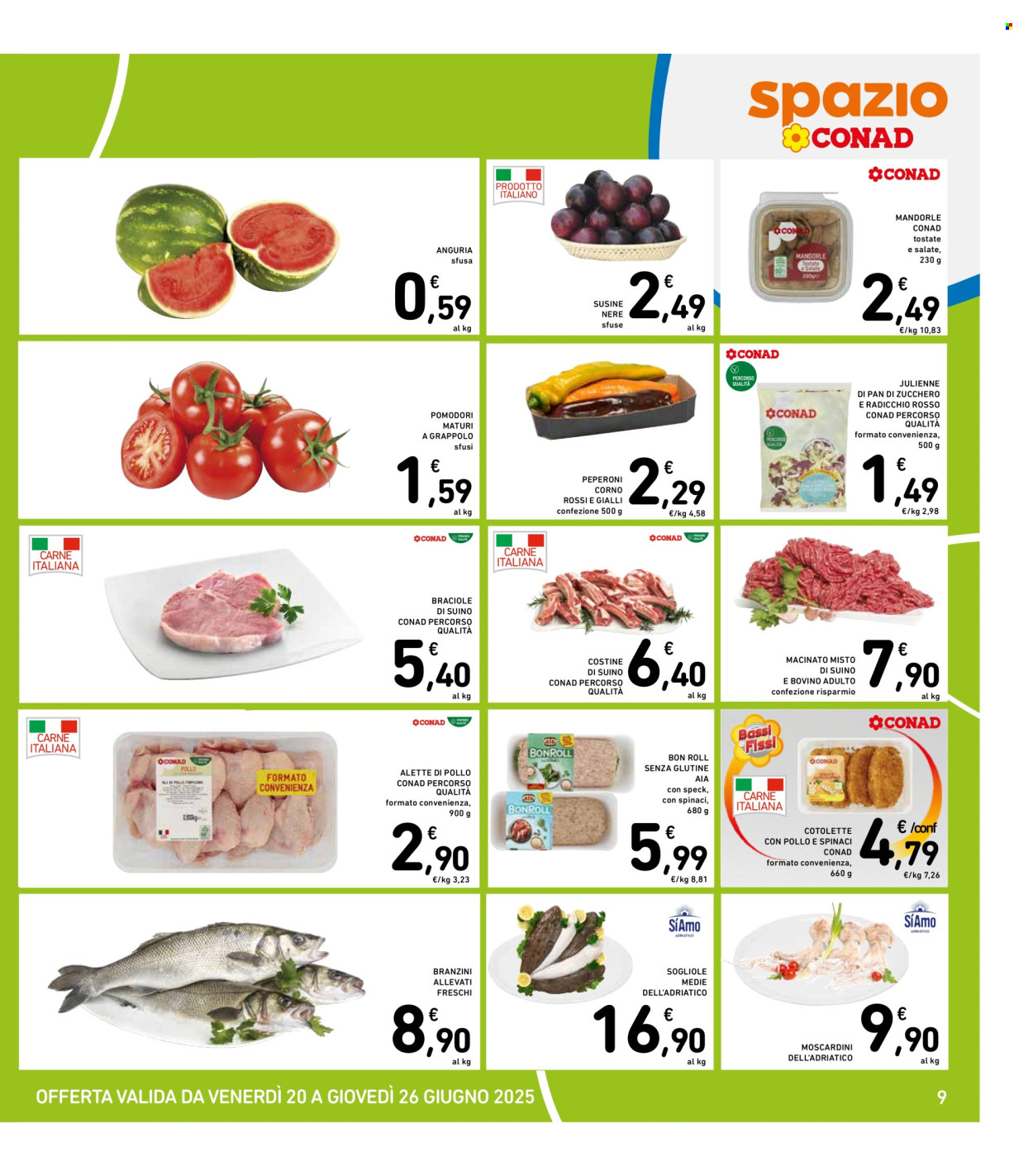 Volantino Spazio Conad - 20/6/2025 - 26/6/2025. Pagina 9