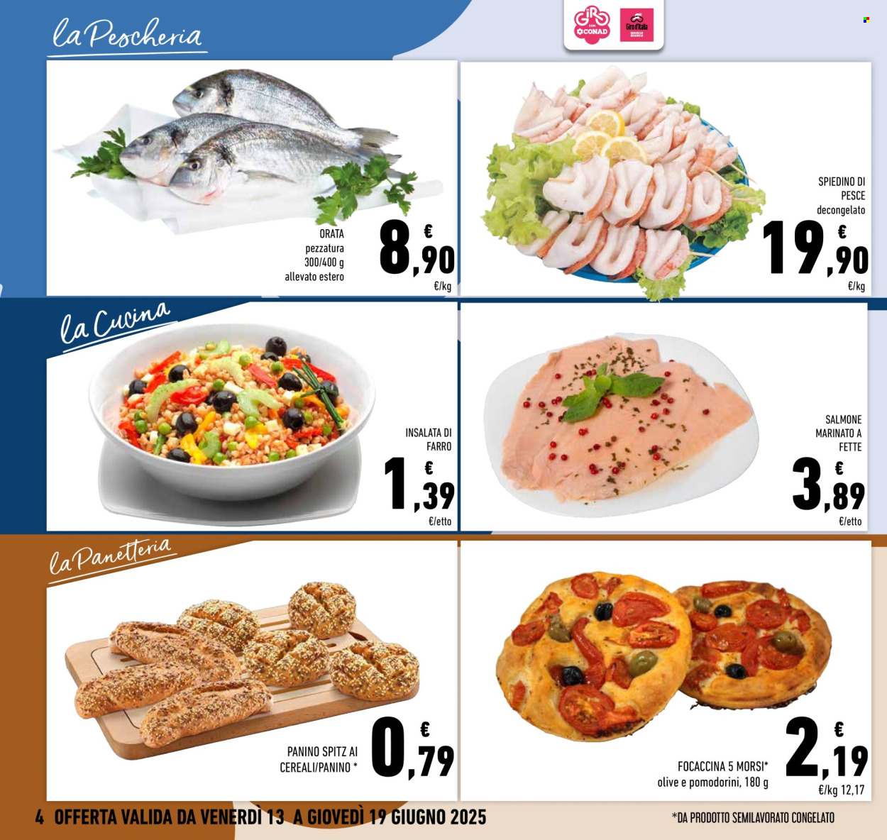 Volantino Conad - 13/6/2025 - 19/6/2025. Pagina 4