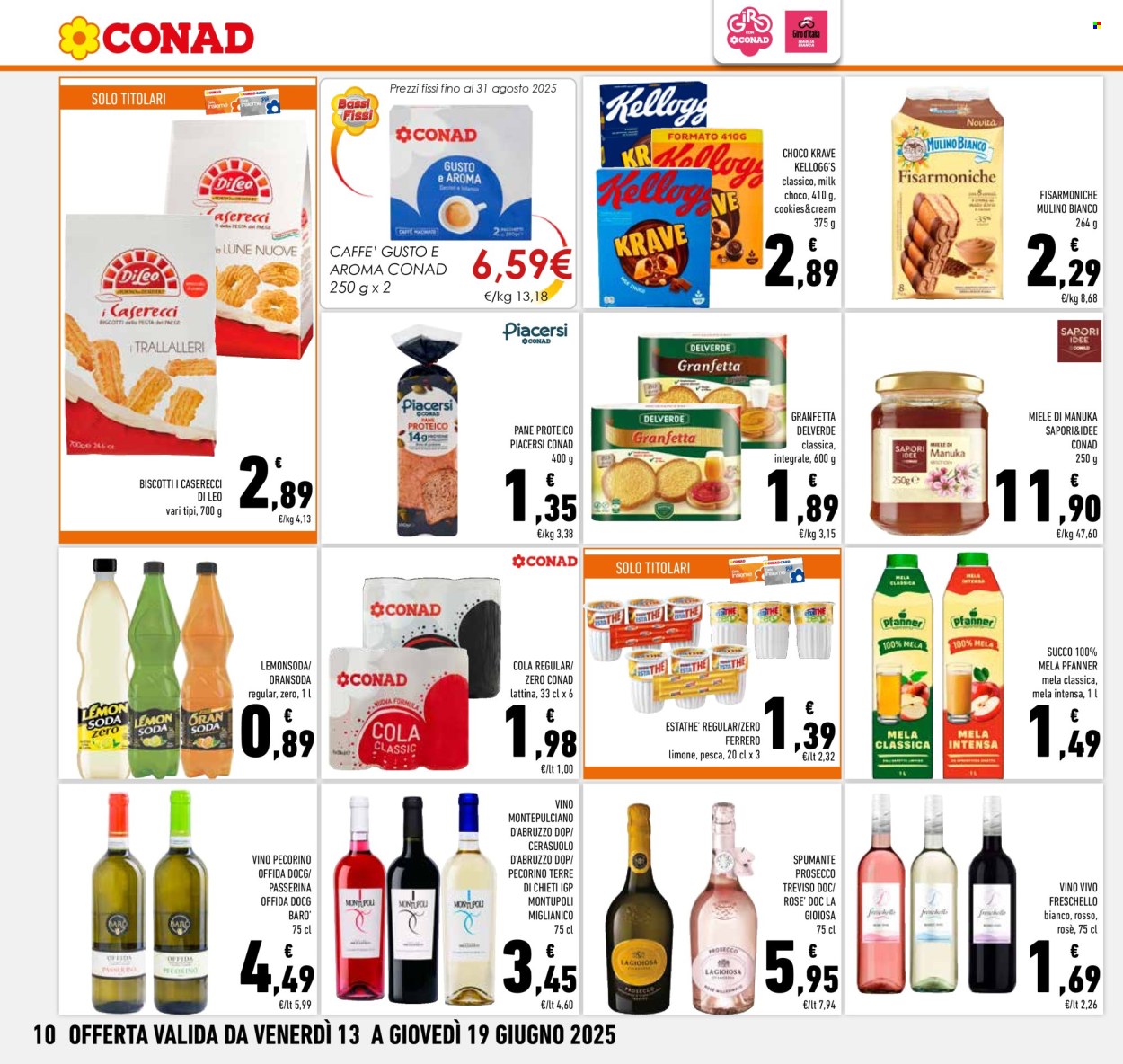 Volantino Conad - 13/6/2025 - 19/6/2025. Pagina 10