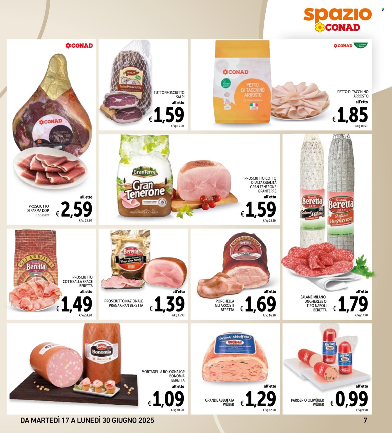 Volantino Spazio Conad - 17/6/2025 - 30/6/2025. Pagina 7