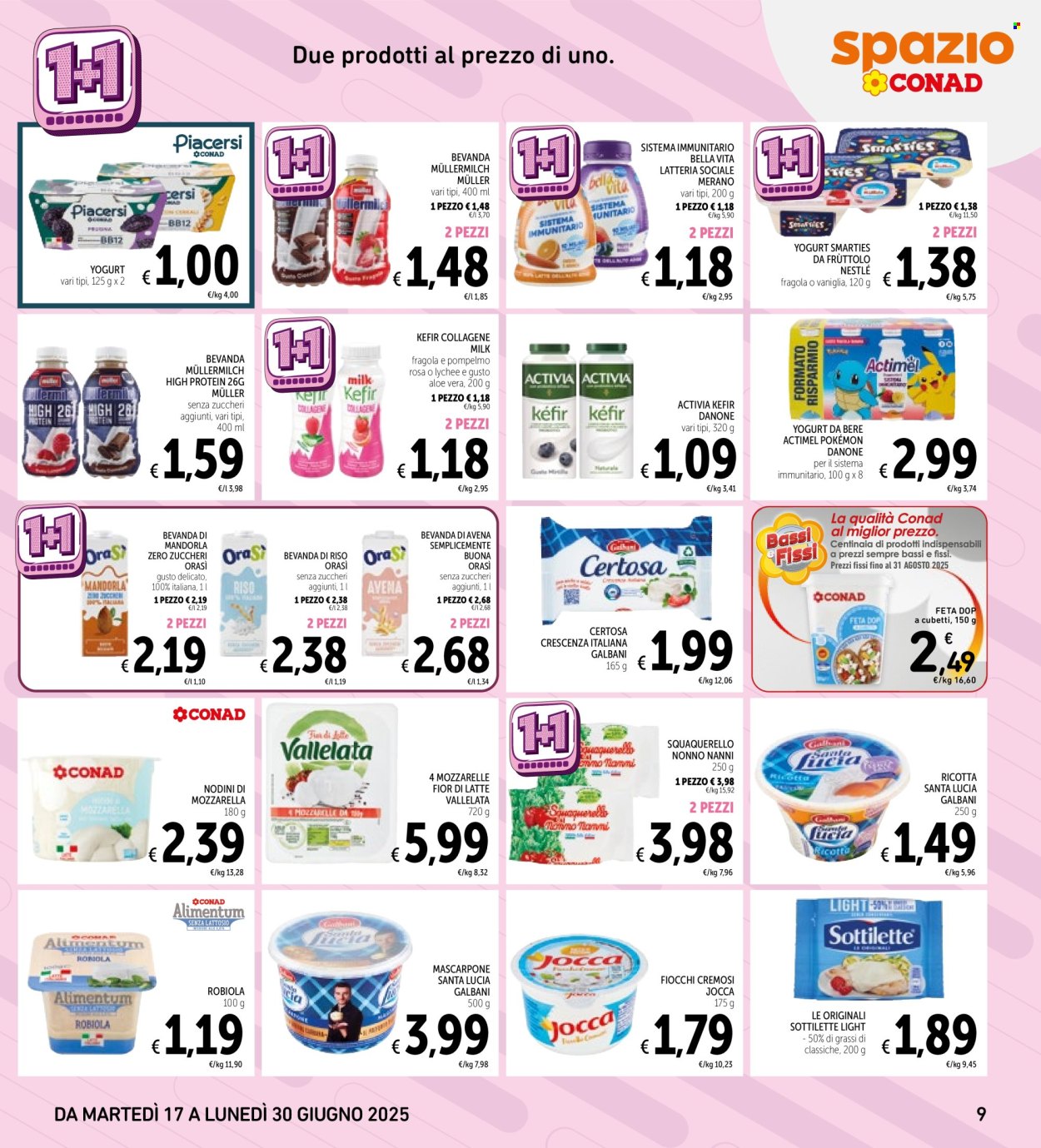 Volantino Spazio Conad - 17/6/2025 - 30/6/2025. Pagina 9