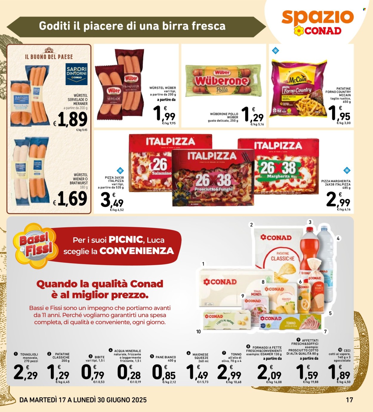 Volantino Spazio Conad - 17/6/2025 - 30/6/2025. Pagina 17