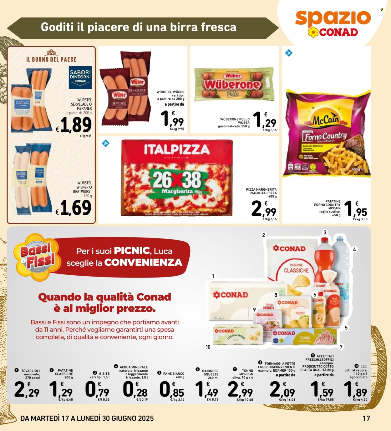 Volantino Spazio Conad - 17/6/2025 - 30/6/2025. Pagina 17