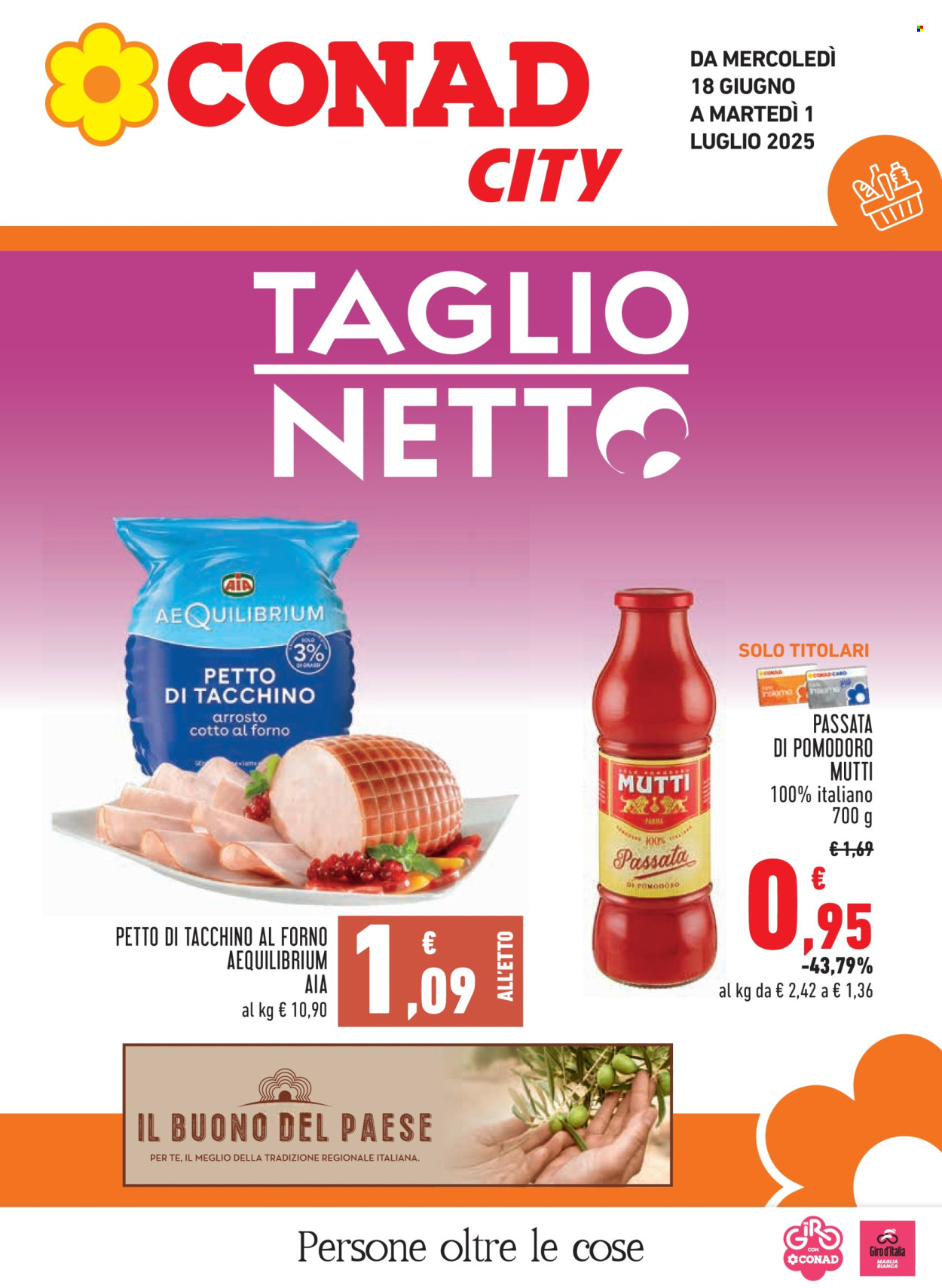 Volantino Conad - 18/6/2025 - 1/7/2025. Pagina 1