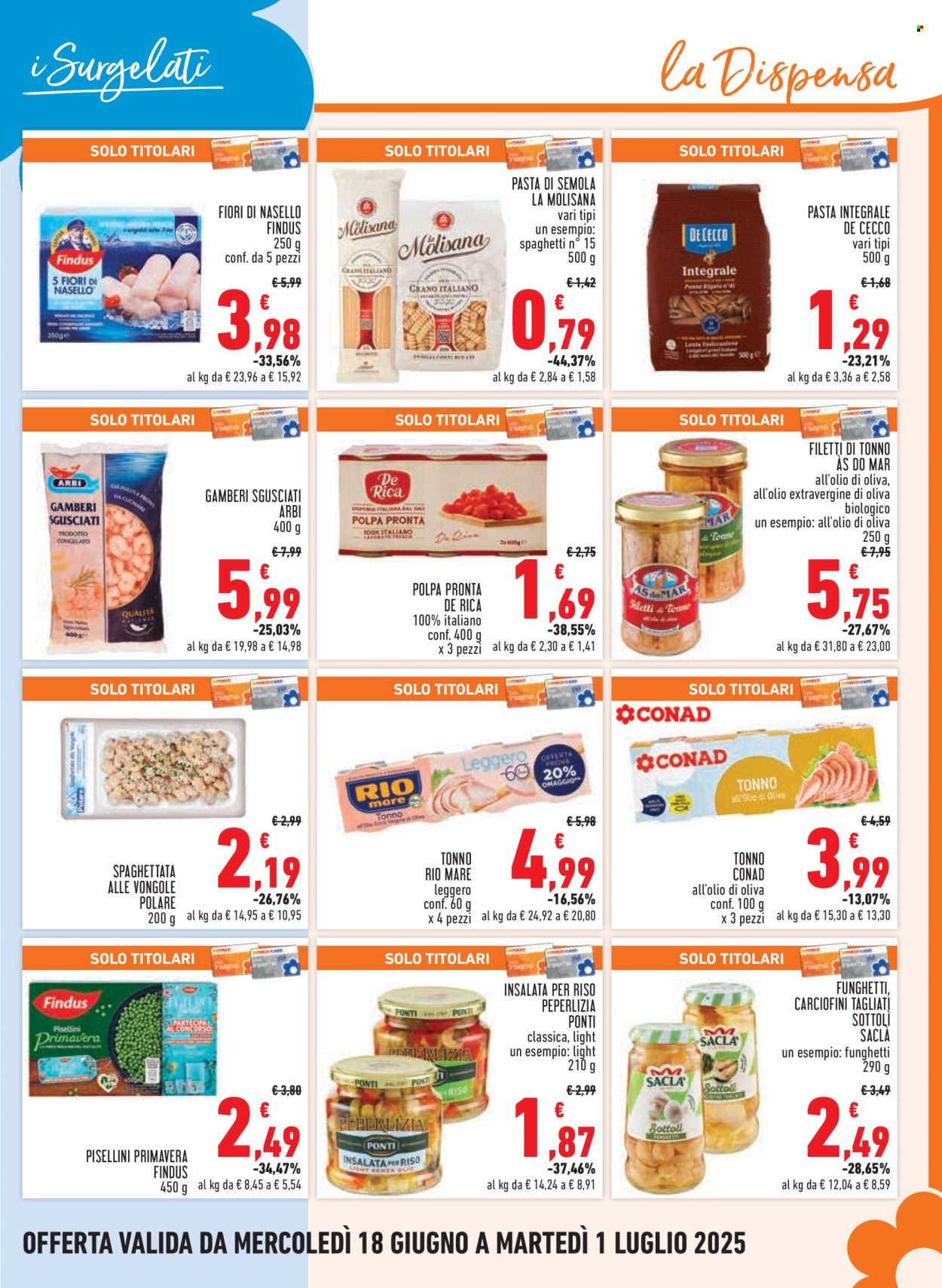 Volantino Conad - 18/6/2025 - 1/7/2025. Pagina 9