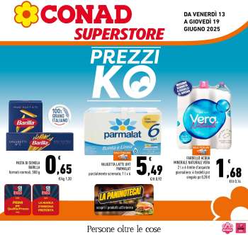 Volantino Conad Superstore - 13/6/2025 - 19/6/2025.