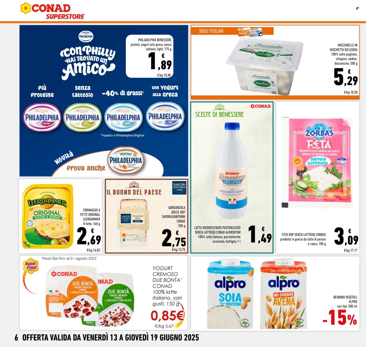 Volantino Conad Superstore - 13/6/2025 - 19/6/2025. Pagina 6