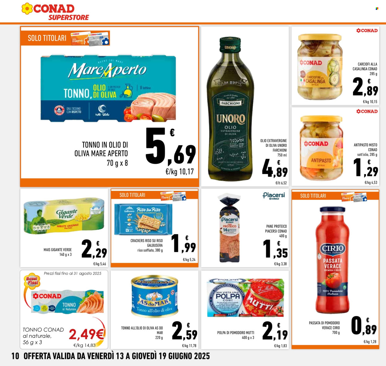 Volantino Conad Superstore - 13/6/2025 - 19/6/2025. Pagina 10