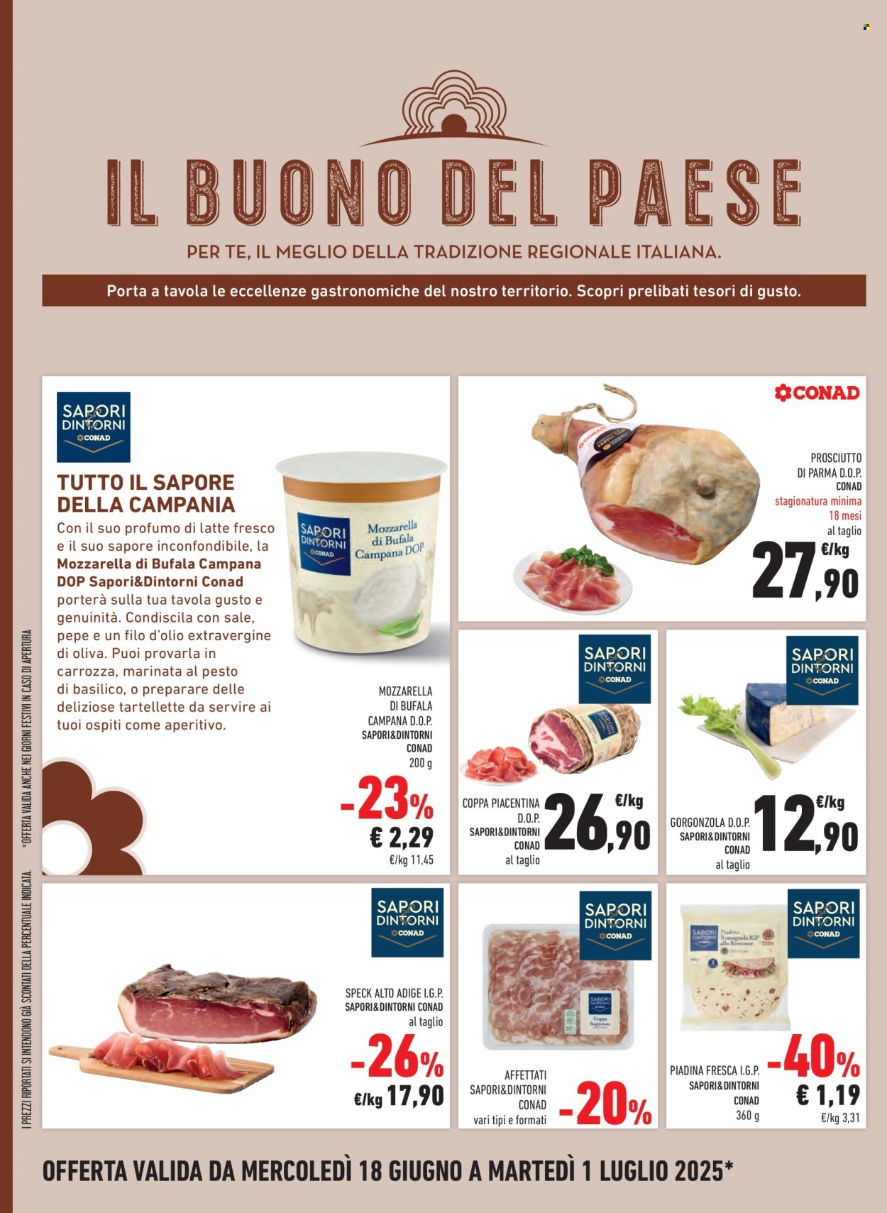 Volantino Conad - 18/6/2025 - 1/7/2025. Pagina 10
