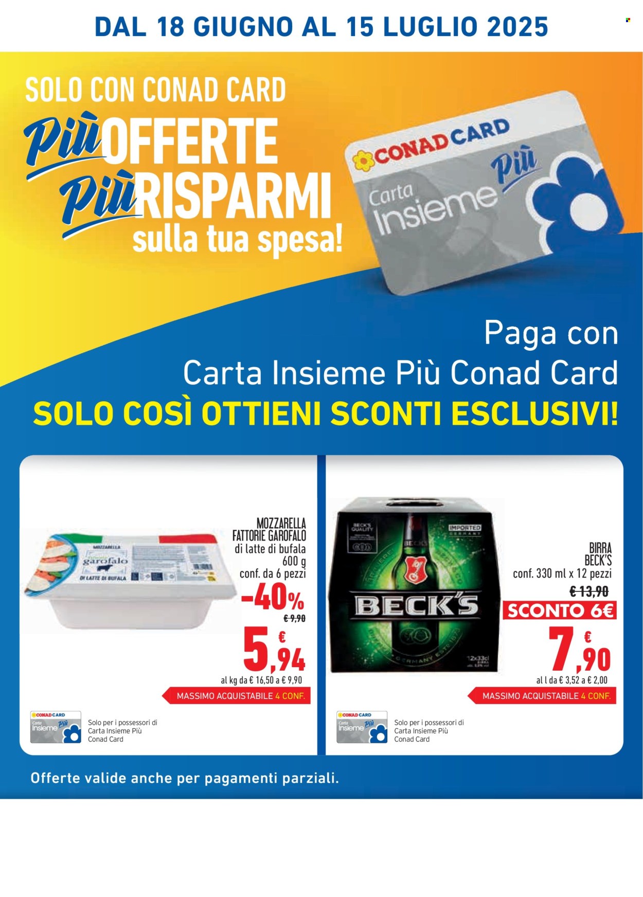 Volantino Conad - 18/6/2025 - 15/7/2025. Pagina 2