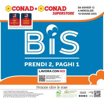 Volantino Conad Superstore - 12/6/2025 - 18/6/2025.