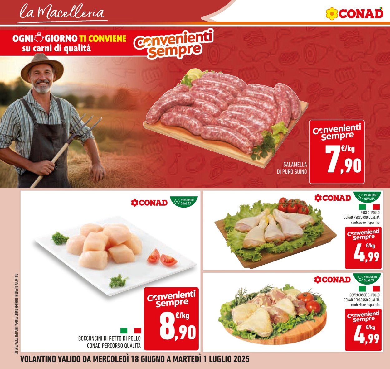 Volantino Conad - 18/6/2025 - 1/7/2025. Pagina 10