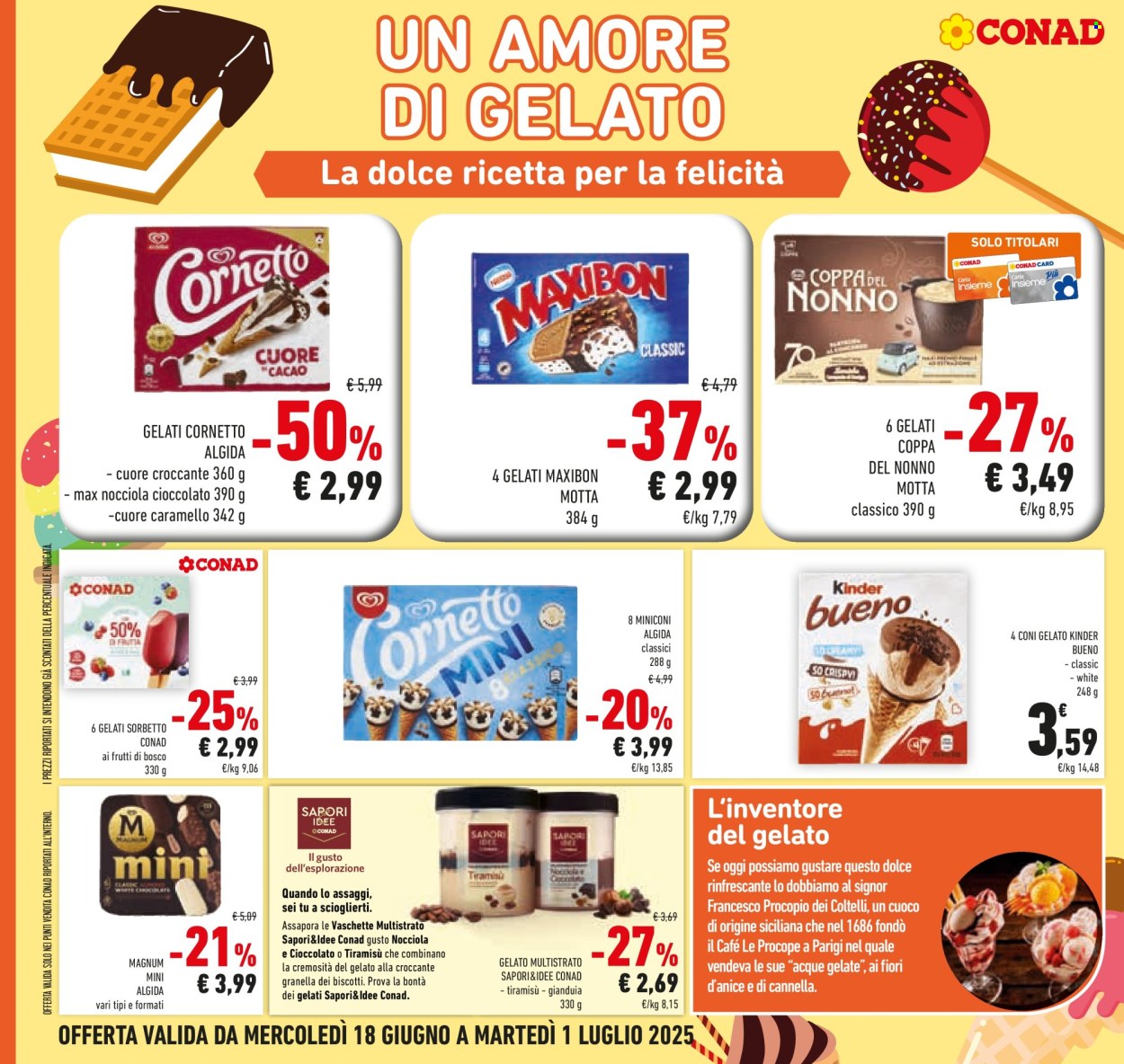 Volantino Conad - 18/6/2025 - 1/7/2025. Pagina 18