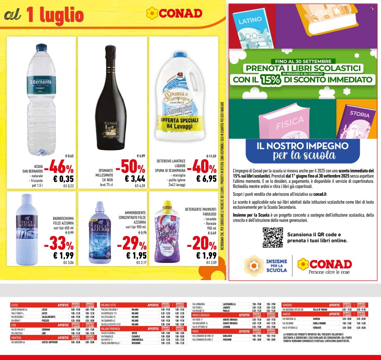 Volantino Conad - 18/6/2025 - 1/7/2025. Pagina 45