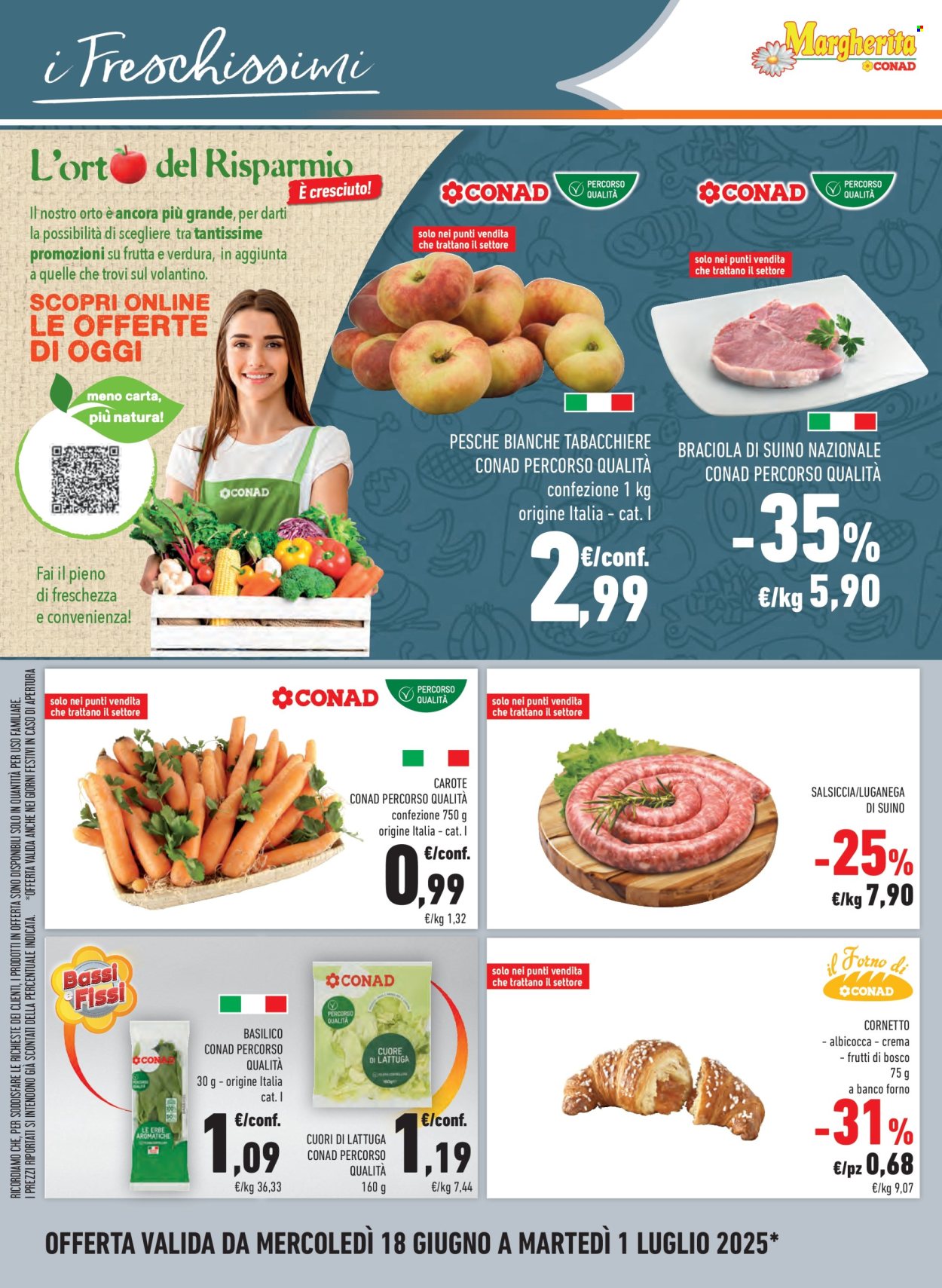 Volantino Margherita Conad - 18/6/2025 - 1/7/2025. Pagina 14