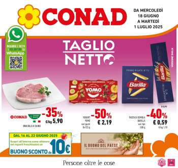 Volantino Conad - 18/6/2025 - 1/7/2025.