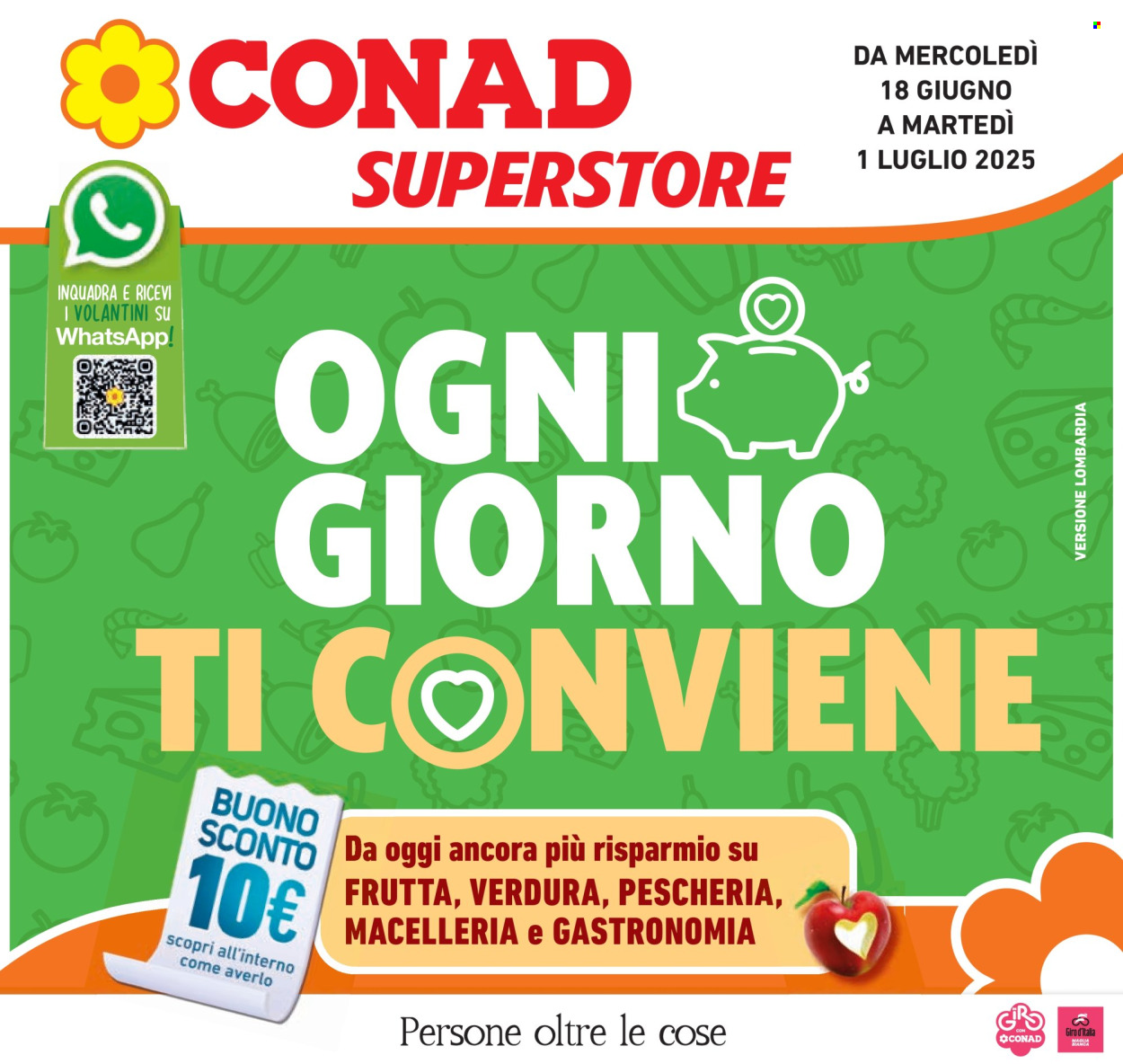 Volantino Conad Superstore - 18/6/2025 - 1/7/2025. Pagina 1
