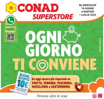 Volantino Conad Superstore - 18/6/2025 - 1/7/2025.