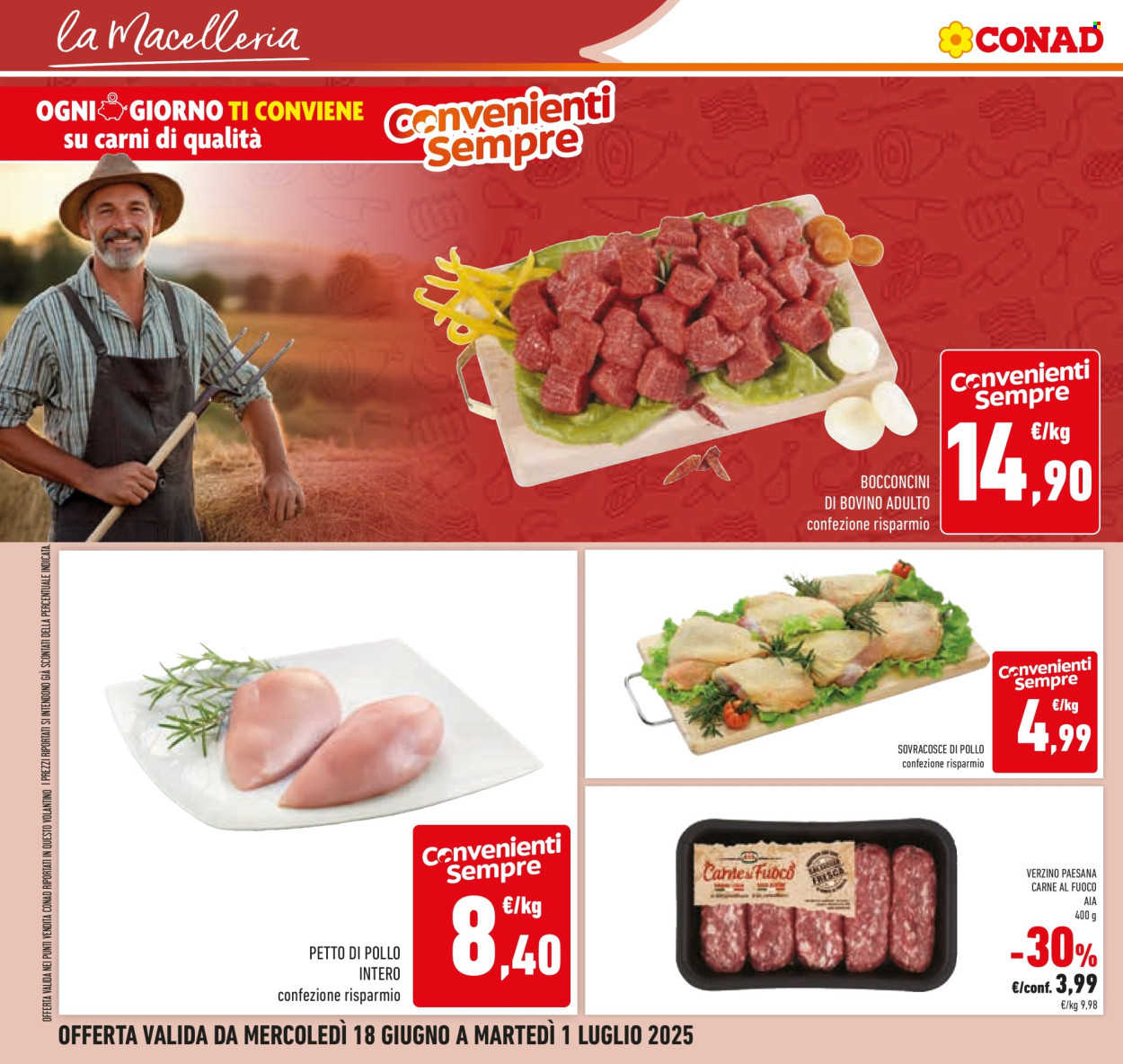 Volantino Conad - 18/6/2025 - 1/7/2025. Pagina 10