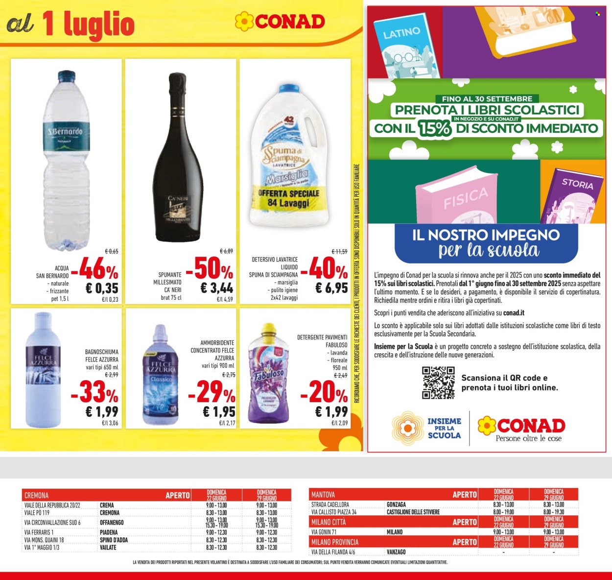 Volantino Conad - 18/6/2025 - 1/7/2025. Pagina 45