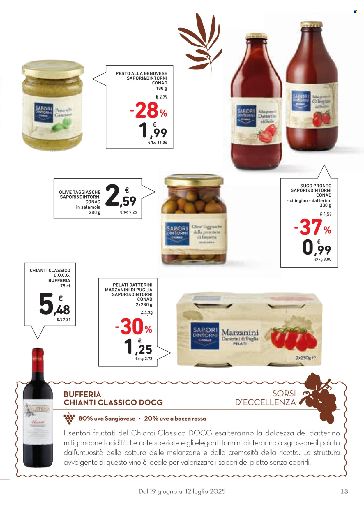 Volantino Conad - 19/6/2025 - 12/7/2025. Pagina 13