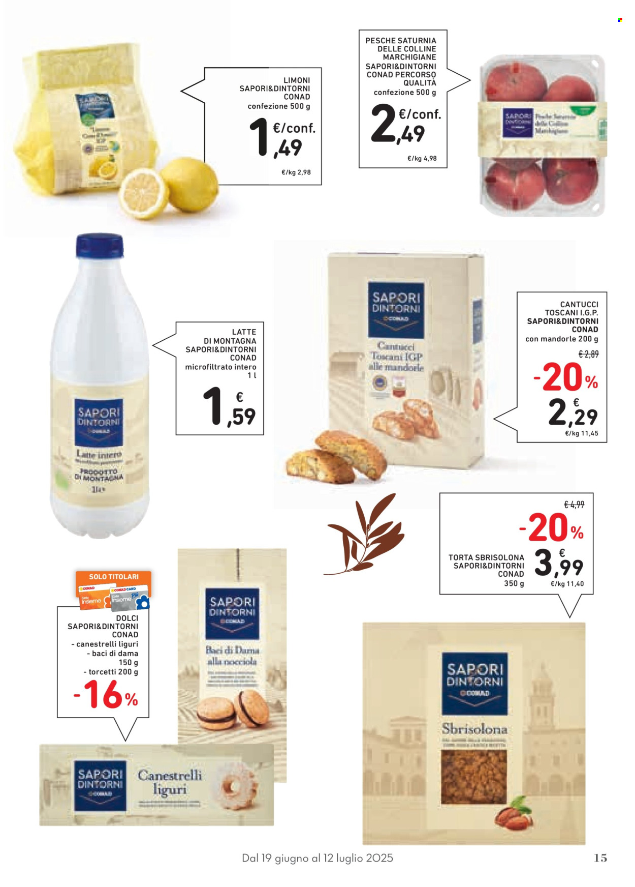 Volantino Conad - 19/6/2025 - 12/7/2025. Pagina 15