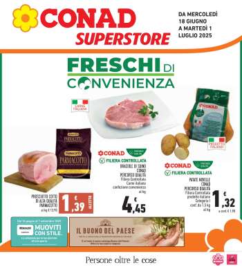 Volantino Conad - 18/6/2025 - 1/7/2025.