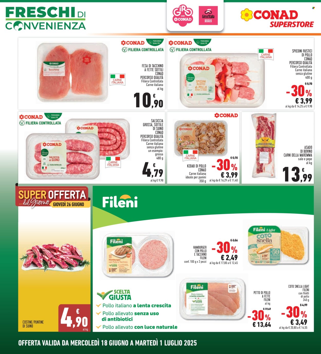 Volantino Conad - 18/6/2025 - 1/7/2025. Pagina 4