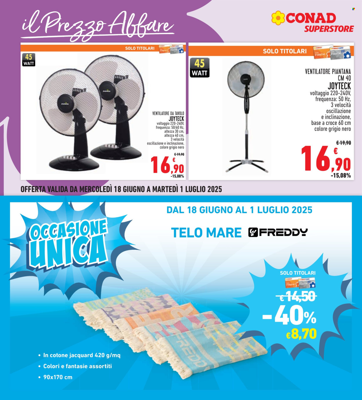 Volantino Conad - 18/6/2025 - 1/7/2025. Pagina 34