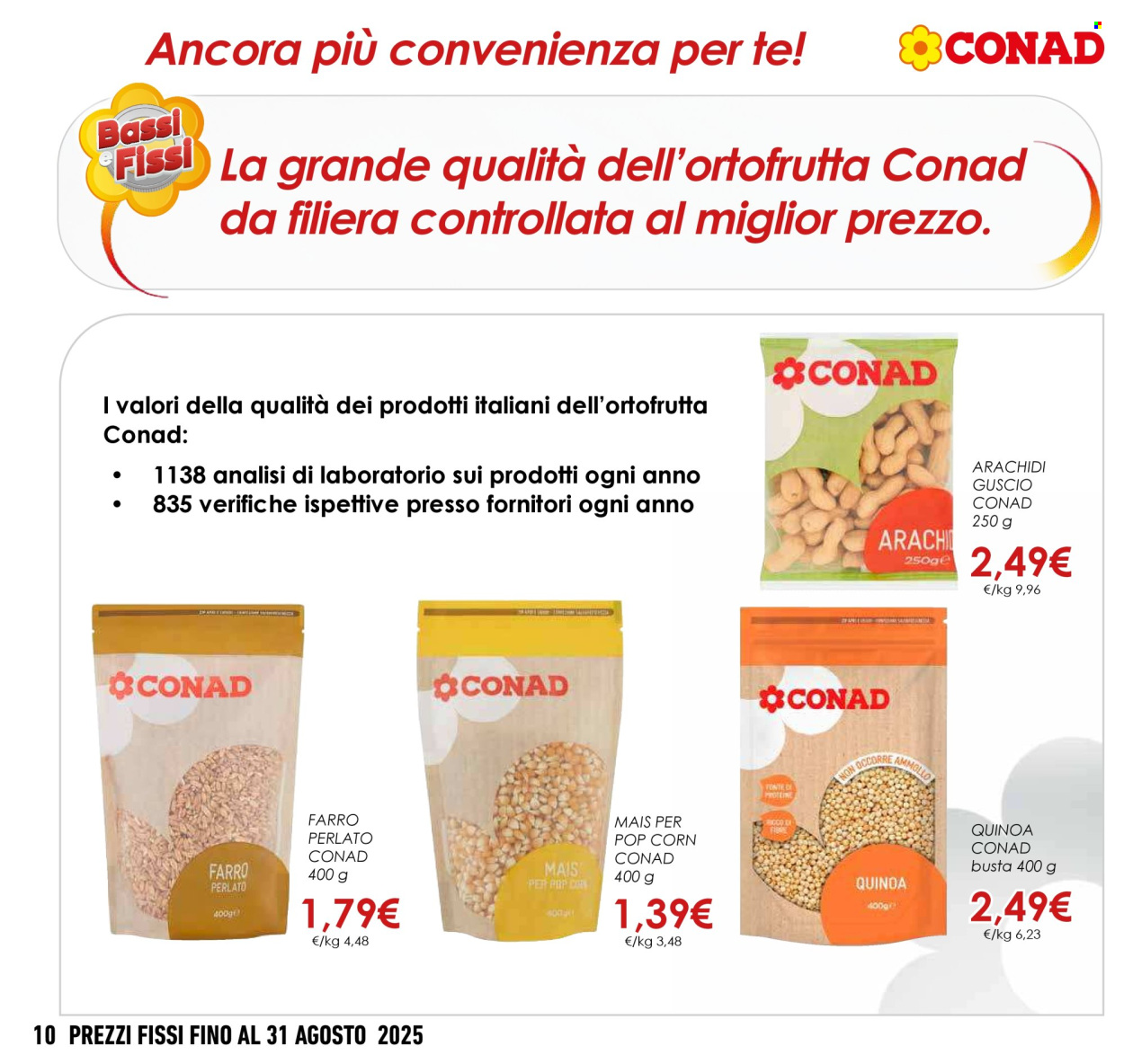 Volantino Conad - 1/5/2025 - 31/8/2025. Pagina 10