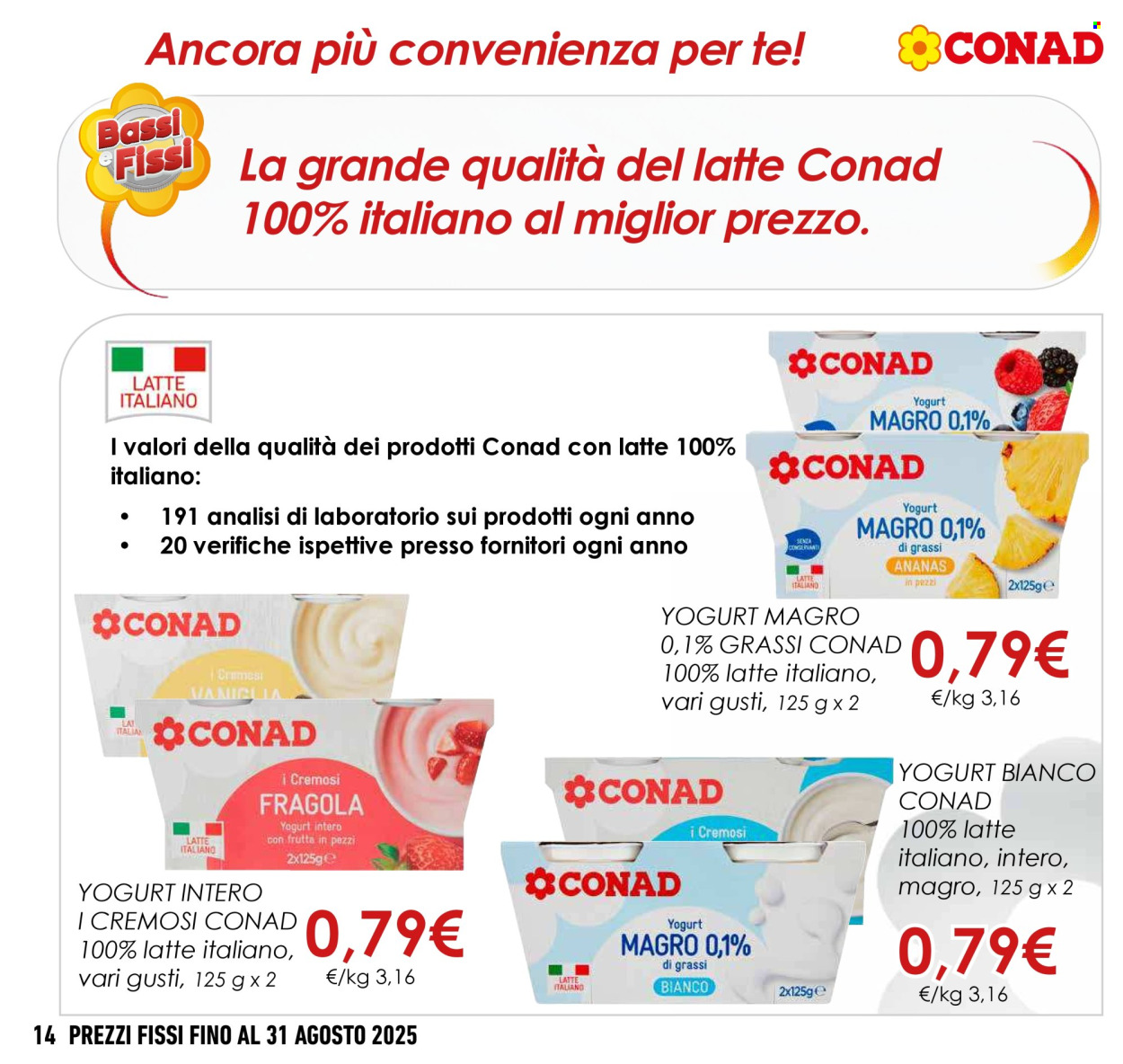 Volantino Conad - 1/5/2025 - 31/8/2025. Pagina 14
