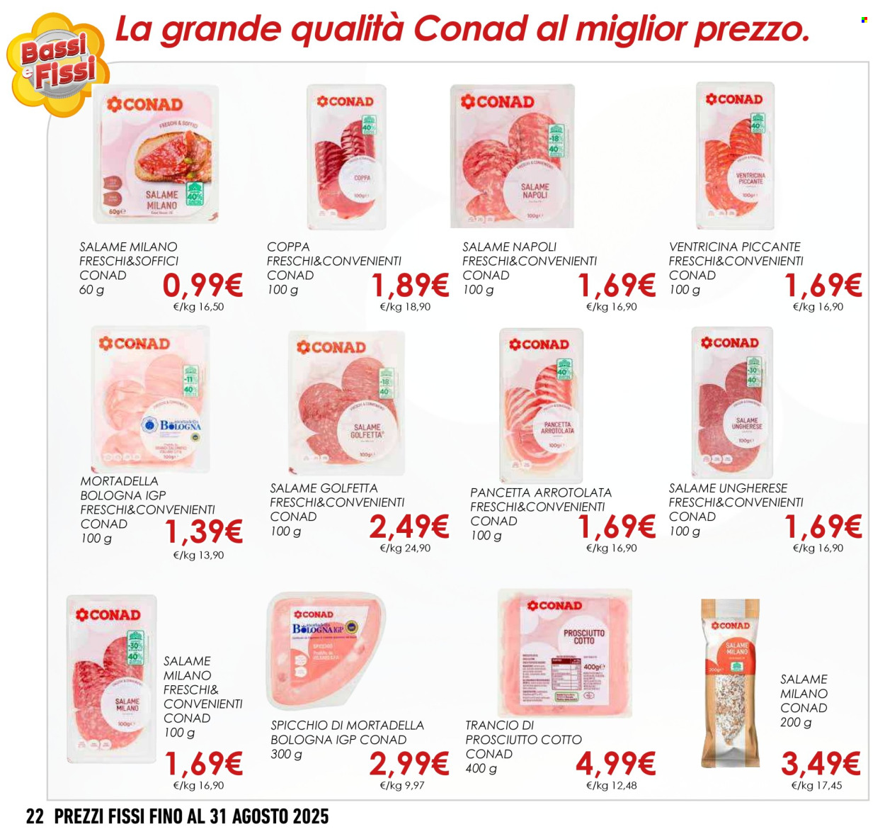 Volantino Conad - 1/5/2025 - 31/8/2025. Pagina 22