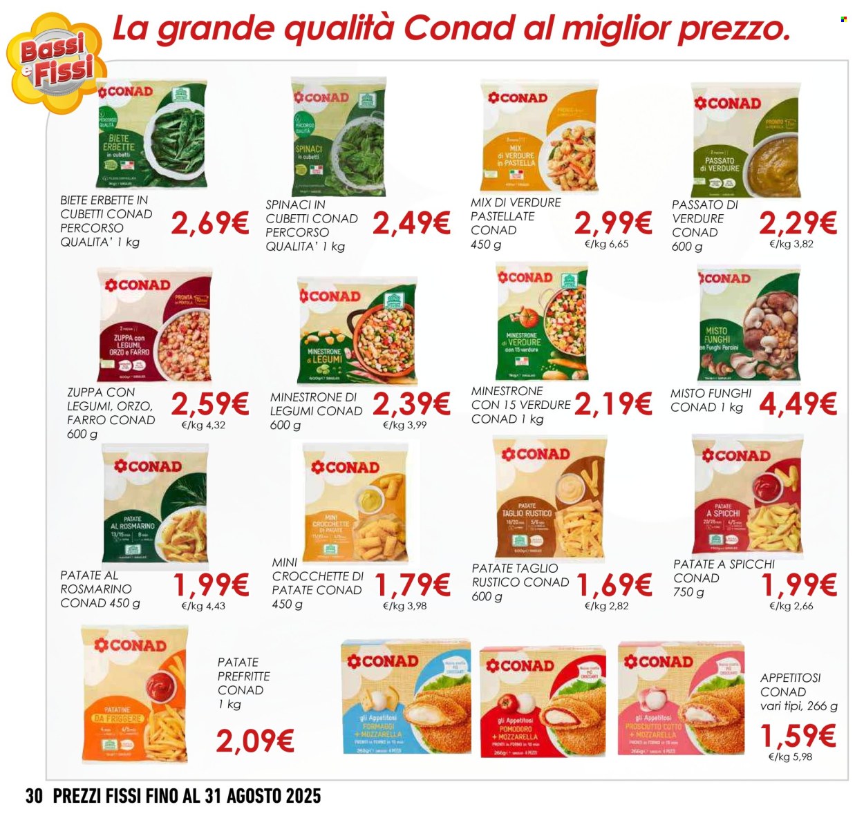 Volantino Conad - 1/5/2025 - 31/8/2025. Pagina 30