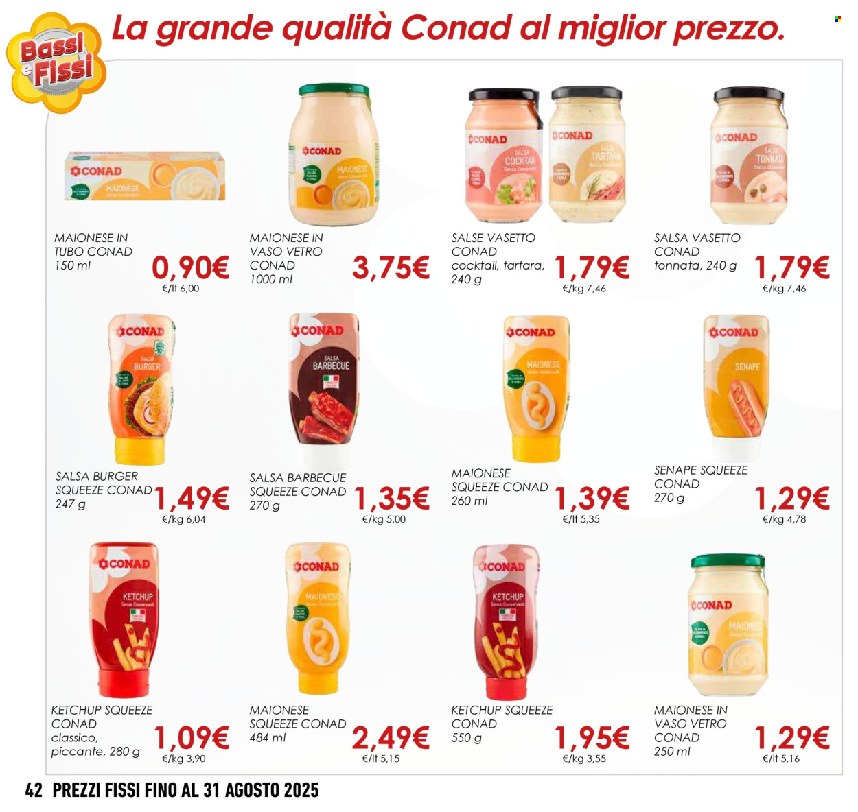 Volantino Conad - 1/5/2025 - 31/8/2025. Pagina 42