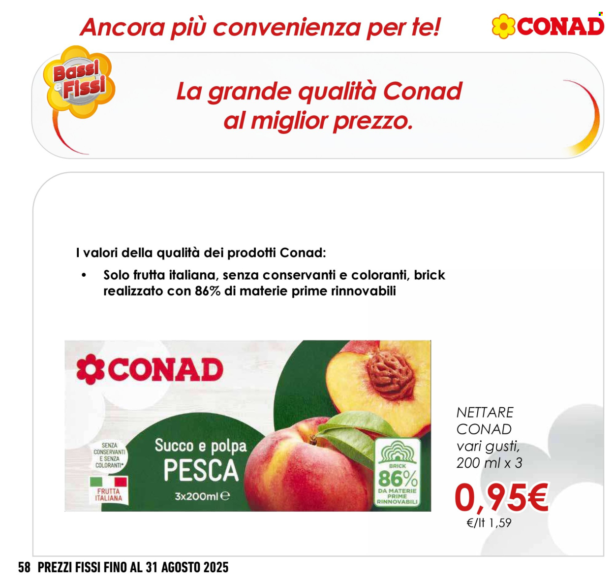 Volantino Conad - 1/5/2025 - 31/8/2025. Pagina 58