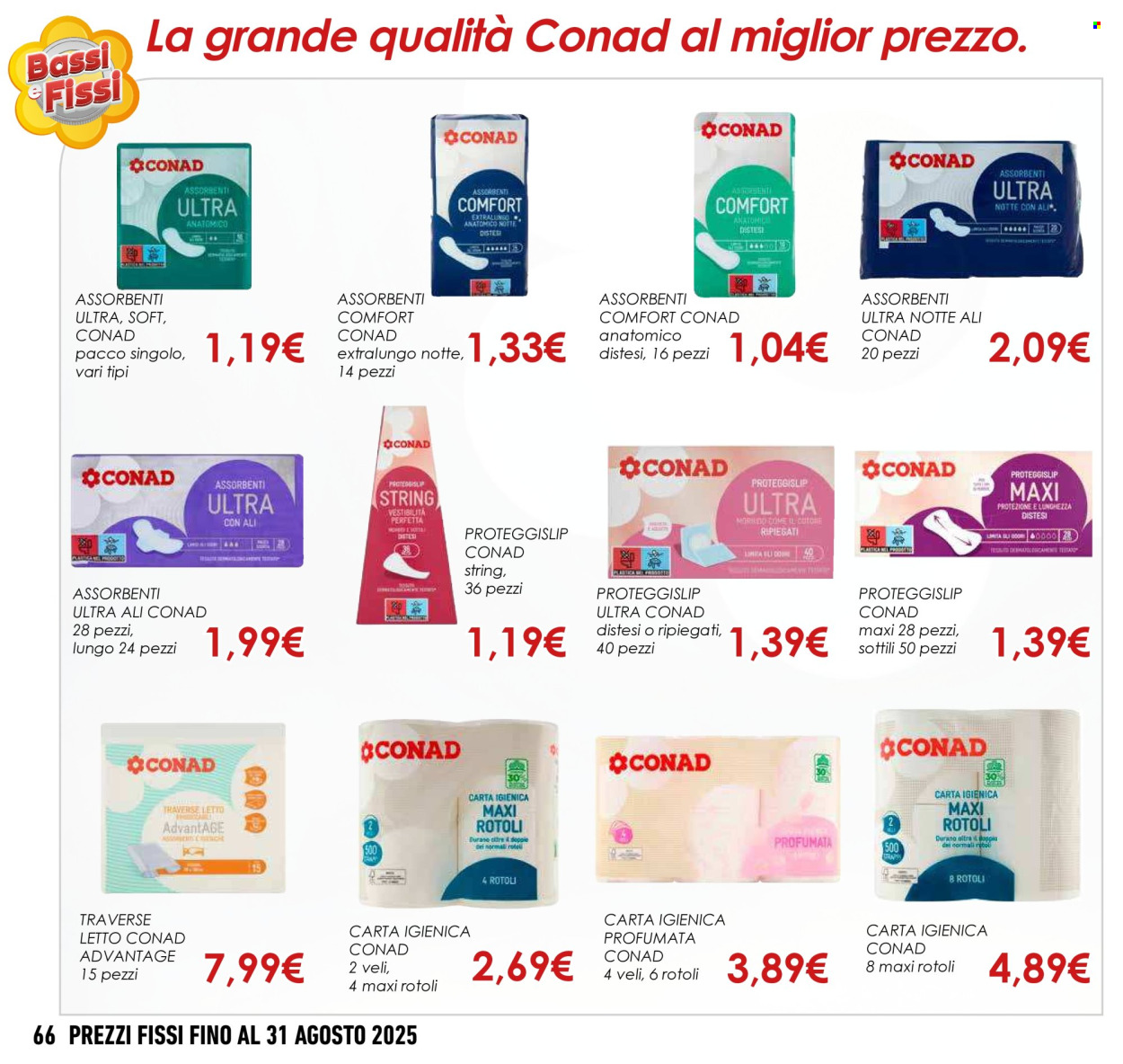 Volantino Conad - 1/5/2025 - 31/8/2025. Pagina 66
