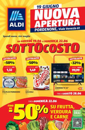 Volantino Aldi - 19/6/2025 - 22/6/2025.