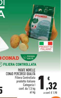 PATATE NOVELLE CONAD PERCORSO QUALITÀ