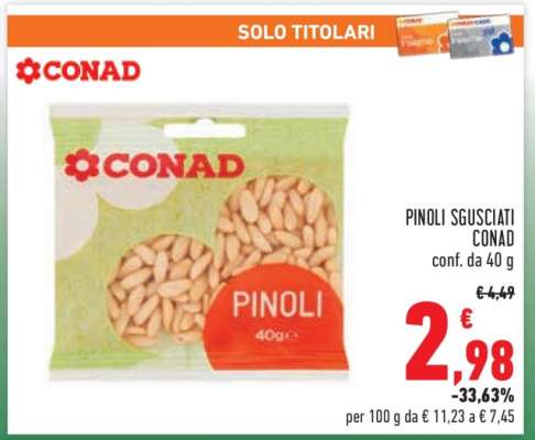 Pinoli Sgusciati Conad