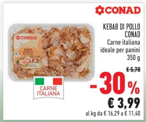 Kebab di Pollo Conad
