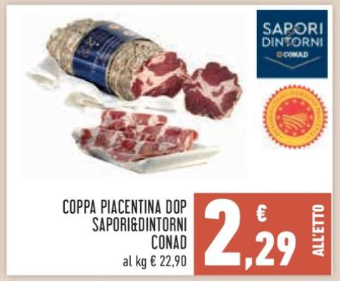 COPPA PIACENTINA DOP SAPORI&DINTORNI CONAD