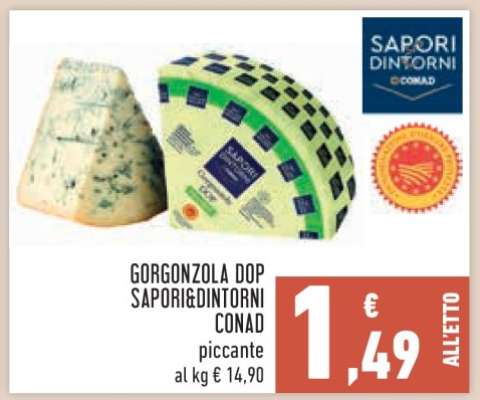 Gorgonzola DOP Sapori&Dintorni Conad