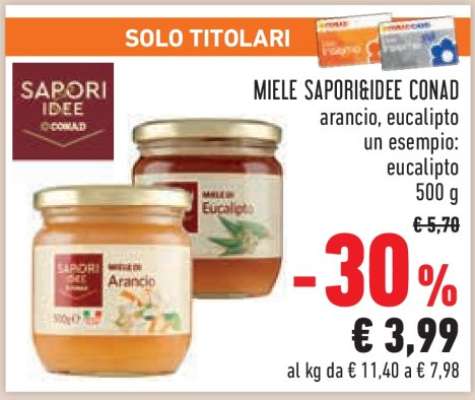 MIELE SAPORI&IDEE CONAD