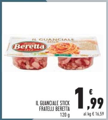 Il Guanciale Stick Fratelli Beretta