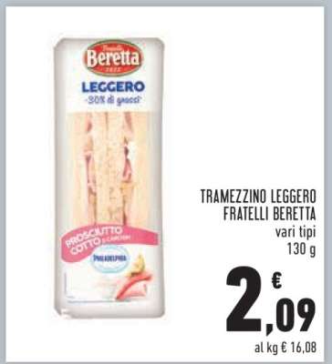 TRAMEZZINO LEGGERO FRATELLI BERETTA